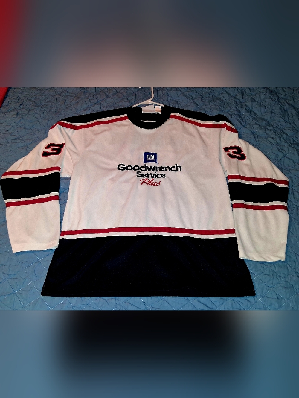 Winners Circle Dale Earnhardt racing Hockey jersey. Vintage. 90s. Nascar